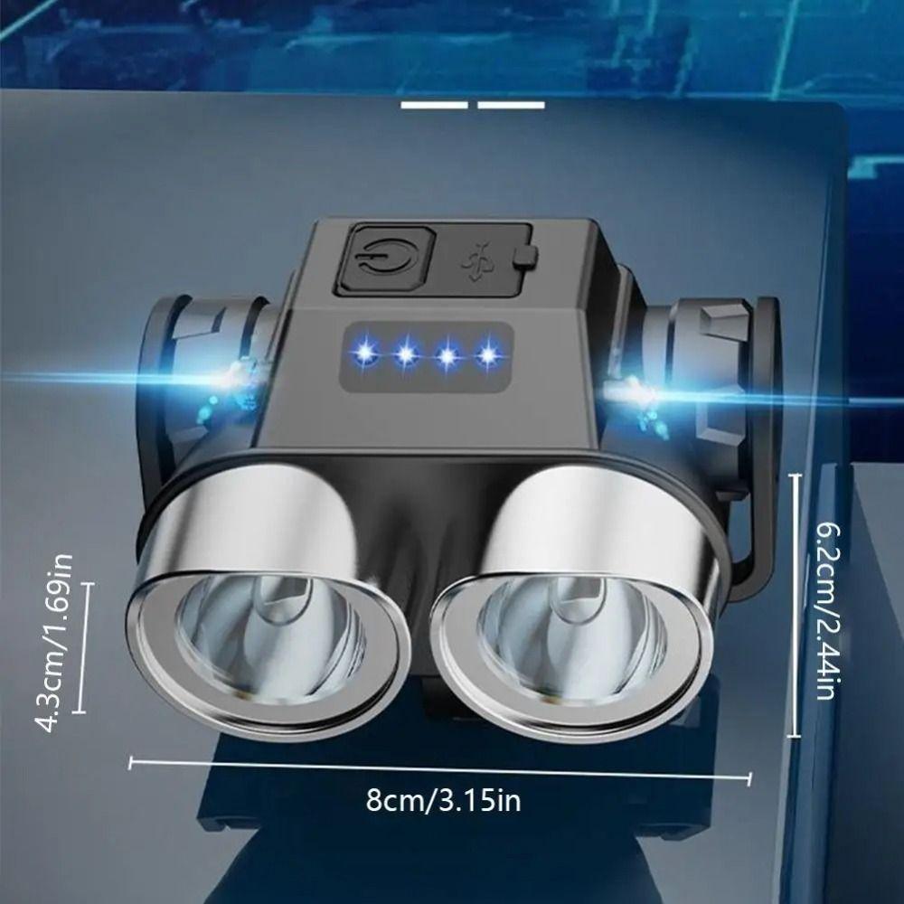 Rainproof Design Bicycle Front Rear Light IPX6 Waterproof Cycling Headlight  Road Bike