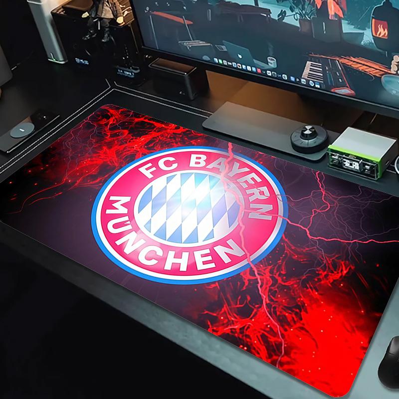 FC Bayern München2 Print Cushion Non-slip Laptop Tablet Big Mousepad XXL Mat Mini PC Playmat With Lock edge