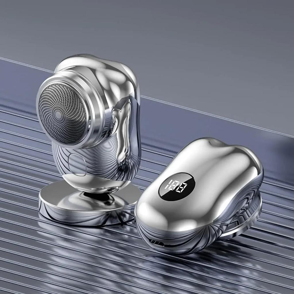 Portable Travel Shaver USB Charging LED Power Display Mini Waterproof Men's Electric Shaver Foot Hair Armpit Hair Remover