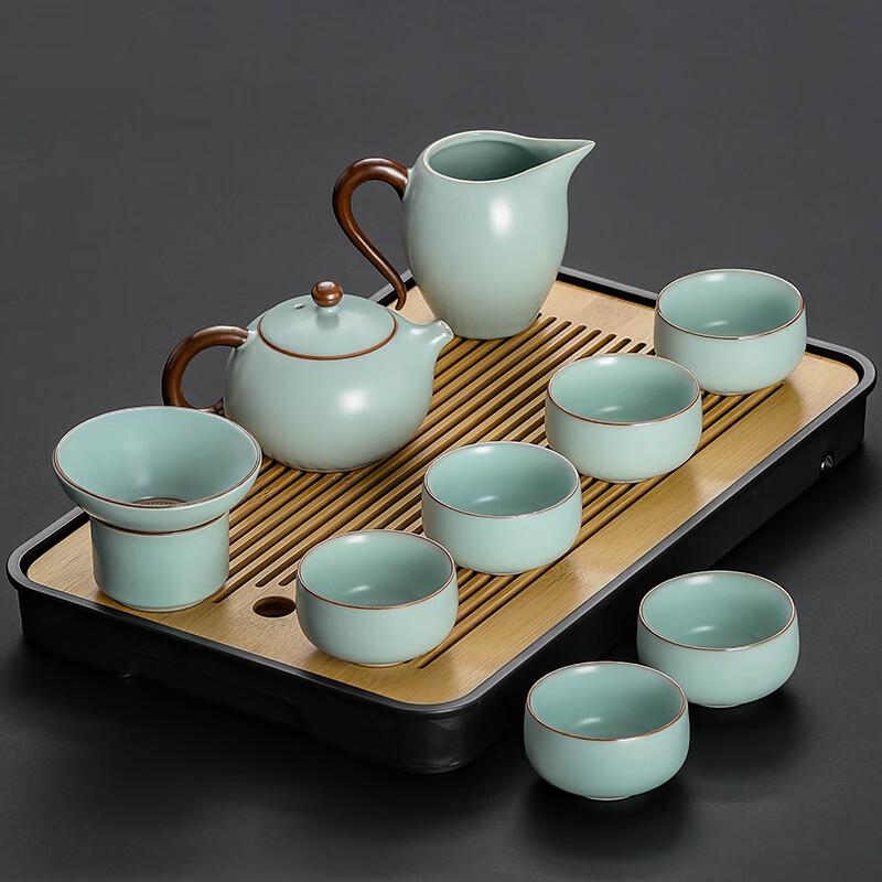 Naijiang Ru Kiln Ceramic Gongfu Tea Set