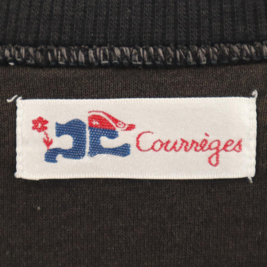 courreges Long sleeve sweat trainer 160A black Kid's Used