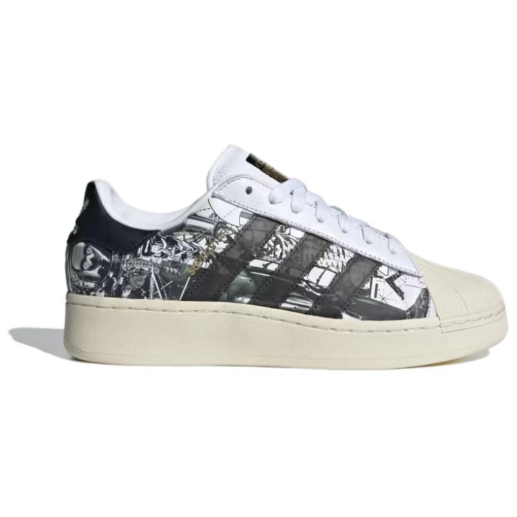 adidas Star Wars x Nanzuka x Superstar XLG R2-D2 and C-3PO Unisex Sneakers White Cloud-White Core-Black IF9249