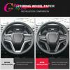Carbon Fiber Steering Wheel Button Panel Cover for Isuzu D-Max Dmax  2022 2023 Interior Car Accessories
