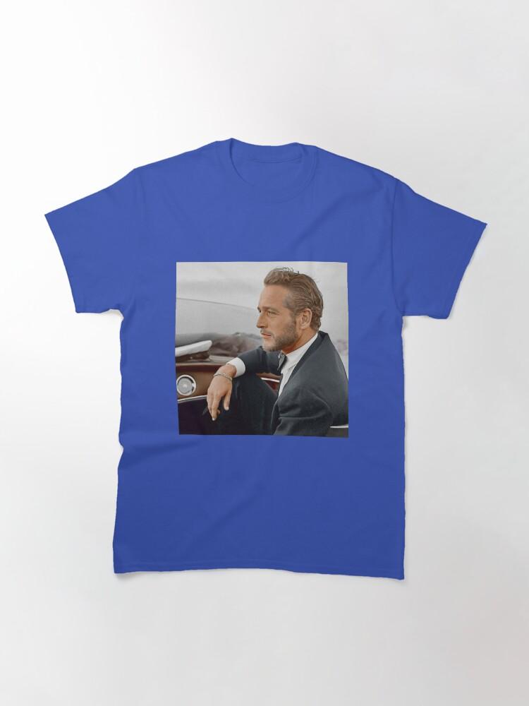 Dean Martin Hand colored picture of Paul Newman. Classic T-Shirt