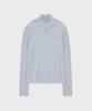 FALLETT High-Neck Long-Sleeve Top Sky Blue