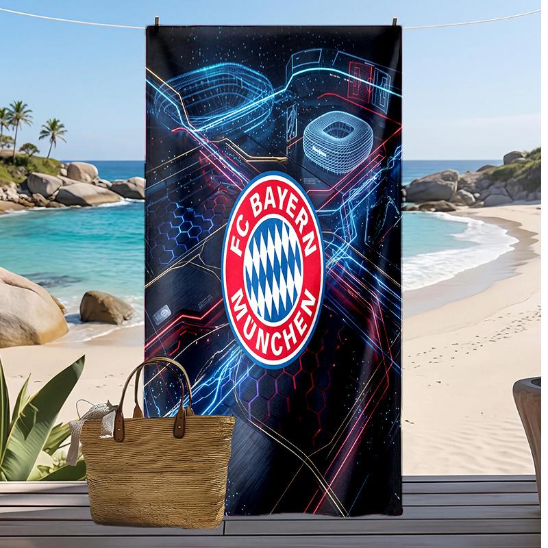 Bayern Munich Printed Beach Towel Quick Dry Soft TowelPortable Large Rectangular Beach Blanket for Travel Swimming Pool