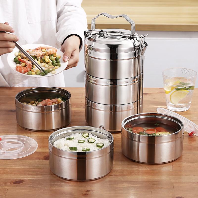 GOWKE Insulated Multi-Layer Lunch Box