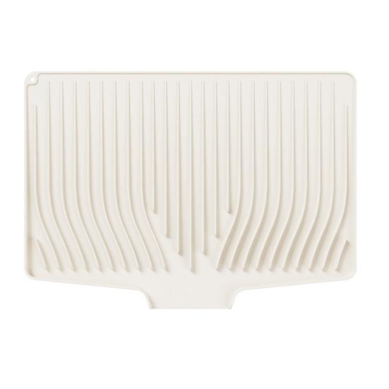 Silicone Drain Mat Heat-Resistant Sloped Design Rectangular Shape Kitchen Mat Nordic Style Dish Drying Mat