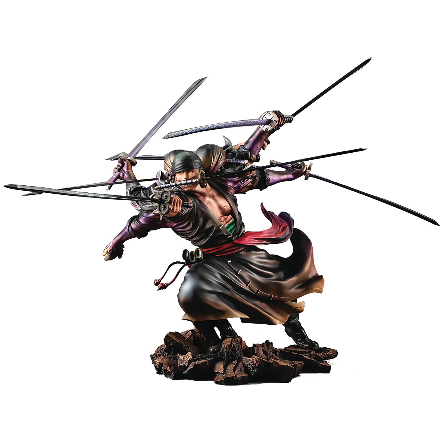

MegaHouse One Piece Roronoa Zoro Demon Spirit Nine Sword Style Ashura P.O.P WA-MAXIMUM Ver.