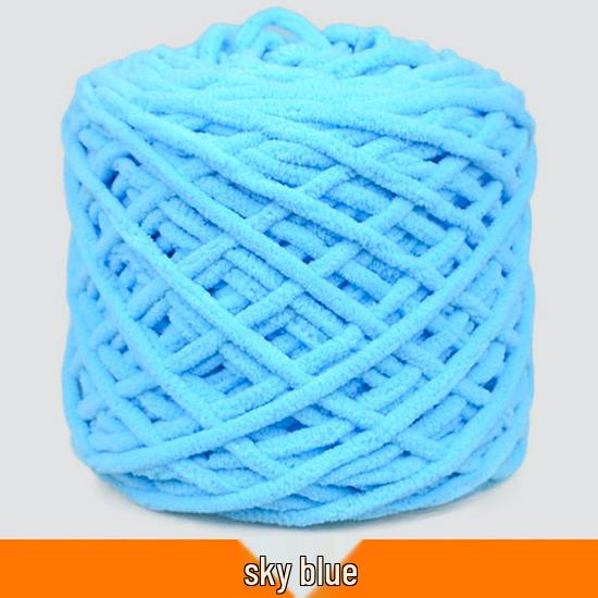 Plush Wool Yarn for Hand-Knitted Crochet Shoes & Slippers