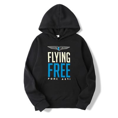 Flying Free Pont Aeri Hoodies ästhetische Kleidung süße Kleidung übergroße Herren Trainingshoodies