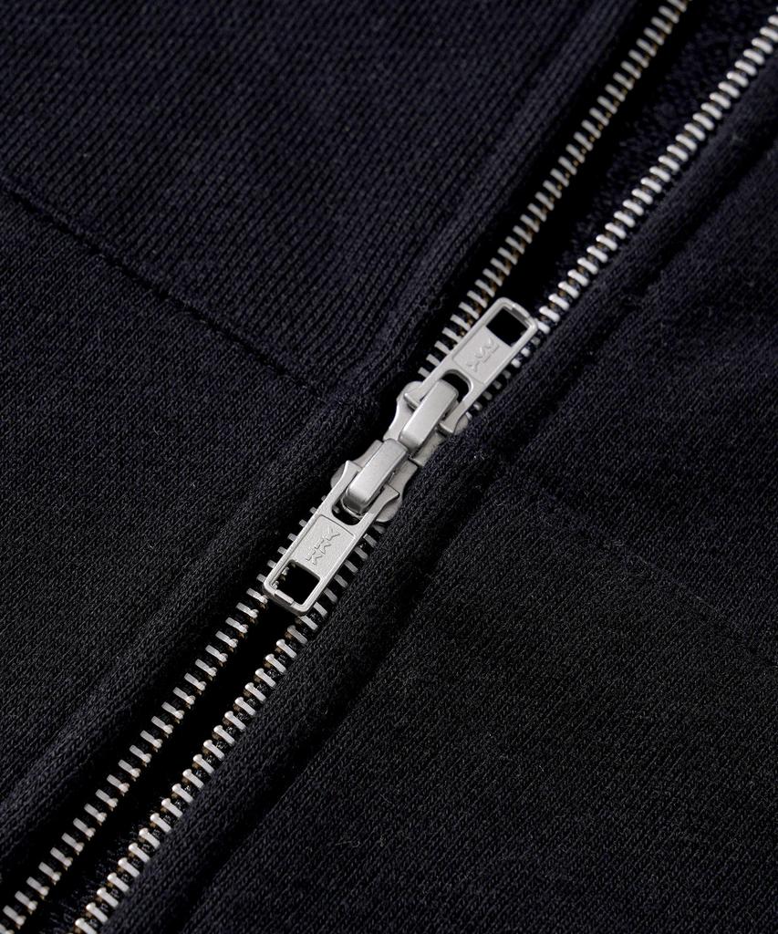 Fp142 Meteor Heavyweight Crumble Zip-Up Hoodie Black Sjhd1392