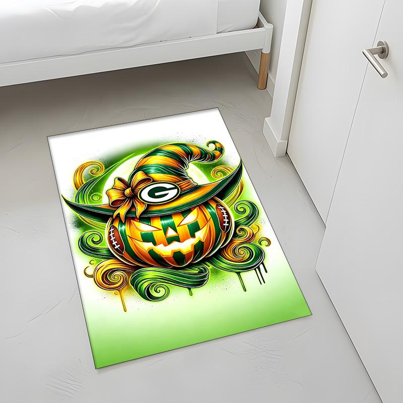 Green Bay Packers (19) Rug Suitable For Living Rooms Bedrooms Computer Rooms Dining Areas And Placement Under Tables And Chairs Also An Ideal Choice F