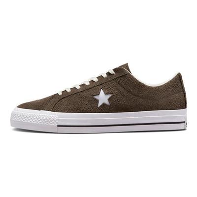 One Star Pro Pro Protiskluzové a Odolné proti oděru Nízké Boardové Boty Unisex Hnědé a Bílé