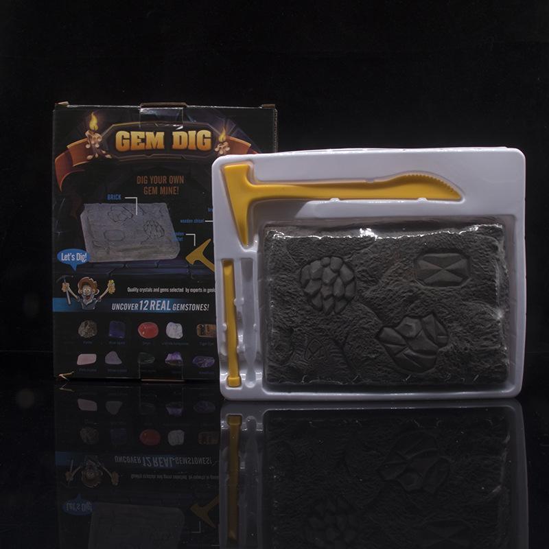 Moon Gem Girl Exploration Toy: Earth Treasure Mining, Dinosaur Fossils, and Archaeological Adventure Set