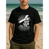 European Size Men'S Print Short-Sleeved T-Shirt | Loose Crew Neck,Sweat-Absorbing and Quick-Drying,Casual and Professional,for All-Season Casual Wear