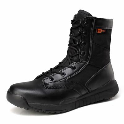 Fashion Men Women Hiking Tactical Boots Autumn Winter High Top Outdoor Climbing Sports Shoes Leather Combat Training Boots Sneakers