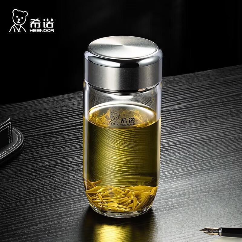 Heenoor XN-7715 Single-Layer Heat-Resistant Glass Tea Cup
