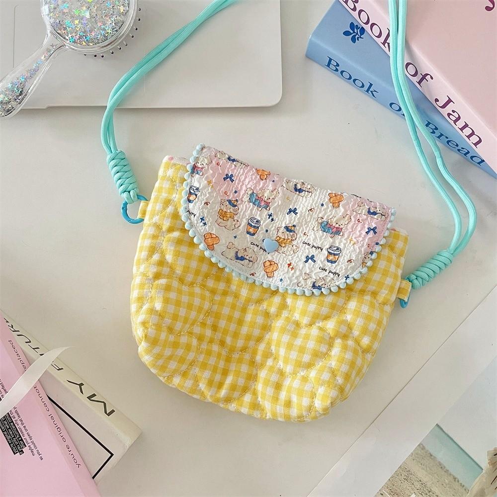 Portable Cartoon Camera Storage Bag Colorful Large Capacity Shoulder Bag Cosmetic Storage Bag Travel