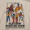 VTG Old Crow Medicine Show Concert Heavy Cotton White T Shirt S-5XL EN786 Unisex T-Shirt