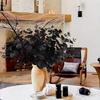 3PC Black Home Decorations Fake Plants Halloween Decor Artificial Leaves Atmosphere Multiple Options Available