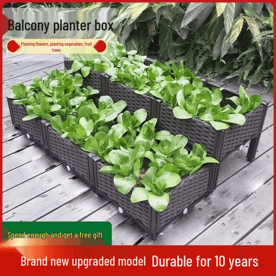 Modular Planting Box for Vegetables, Seedlings, Flowers, and Trees – Ideal for Balcony or Greenhouse Use
