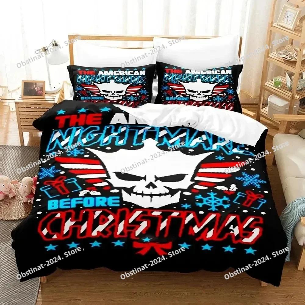 Cody Rhodes American Nightmare Bedding Set Printed Bed Set With Pillowcase Duvet Cover Soft Single Double Queen Super King Size