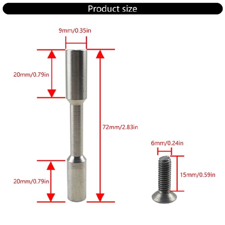 Fashion Functional Titaniums Screws Easy Installation Cage Screws Repair Part for Bicycles Rear Forks