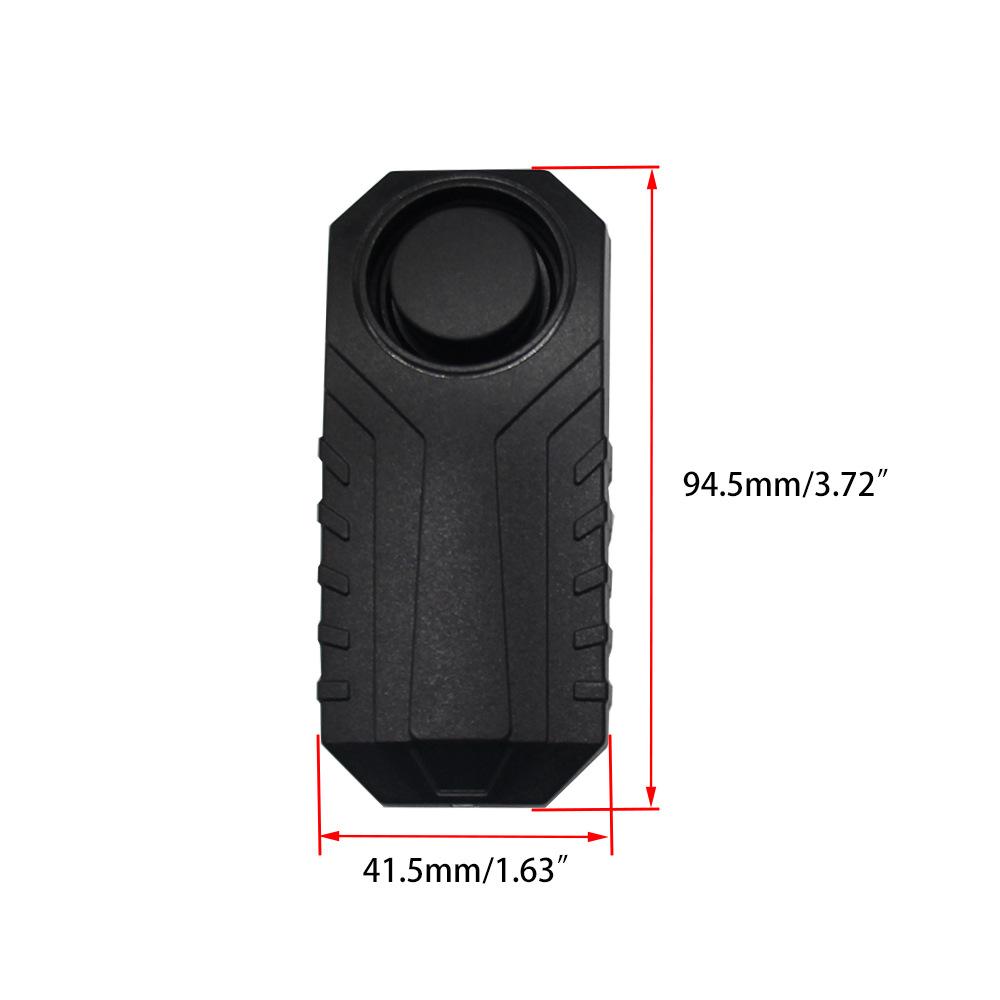 Loud 113dB Wireless Anti-Theft Vibration Motorcycle Alarm Bike Security Remote