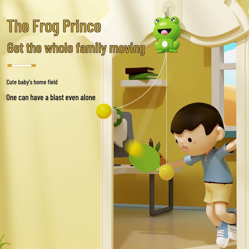 Yuanzu Kids Hanging Ping Pong Trainer Kit - Frog