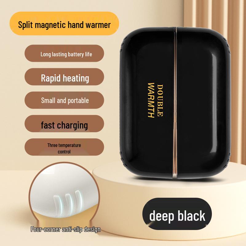 Rechargeable Cat Paw Magnetic Hand Warmer - Portable Electric Heater, Ideal for On-the-Go, Gift Boxed.