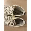 Used Adidas Nizza Hi White Sneakers Canvas Leather