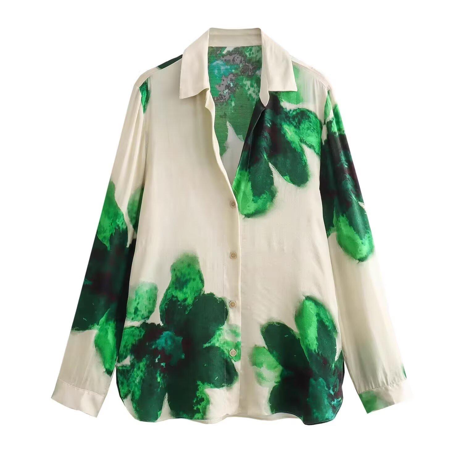 European and American style, new women s clothing, foreign style, fashionable, versatile, fashionable, vertical printing suit XS