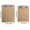 Wood Board Writting Pad Wood Memo Folder Durable Storage Folder  Cafe
