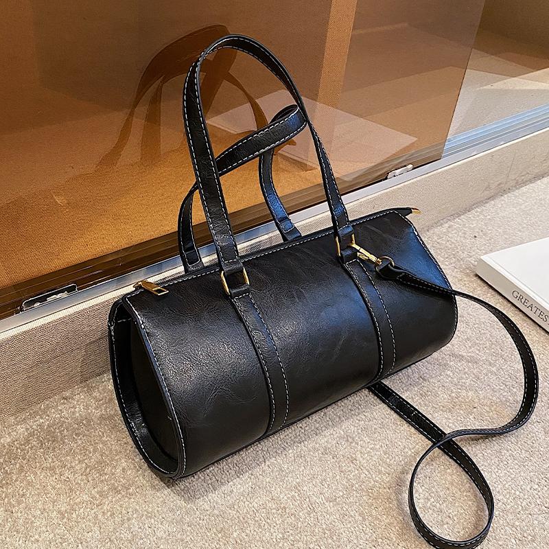 Женская ретро-сумка через плечо из искусственной кожи — фото 5