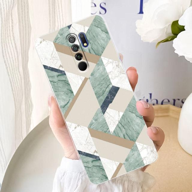 For Redmi 9A 9C NFC Case For Xiaomi Redmi 9 Case Silicon Fashion Clear TPU Back Cover For Xiaomi Redmi 9T 9AT Phone Case Fundas
