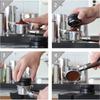 Cafe Stainless Steel Manual Coffee Distributor Coffee Accessories Coffee Powder Press Coffee Tamper