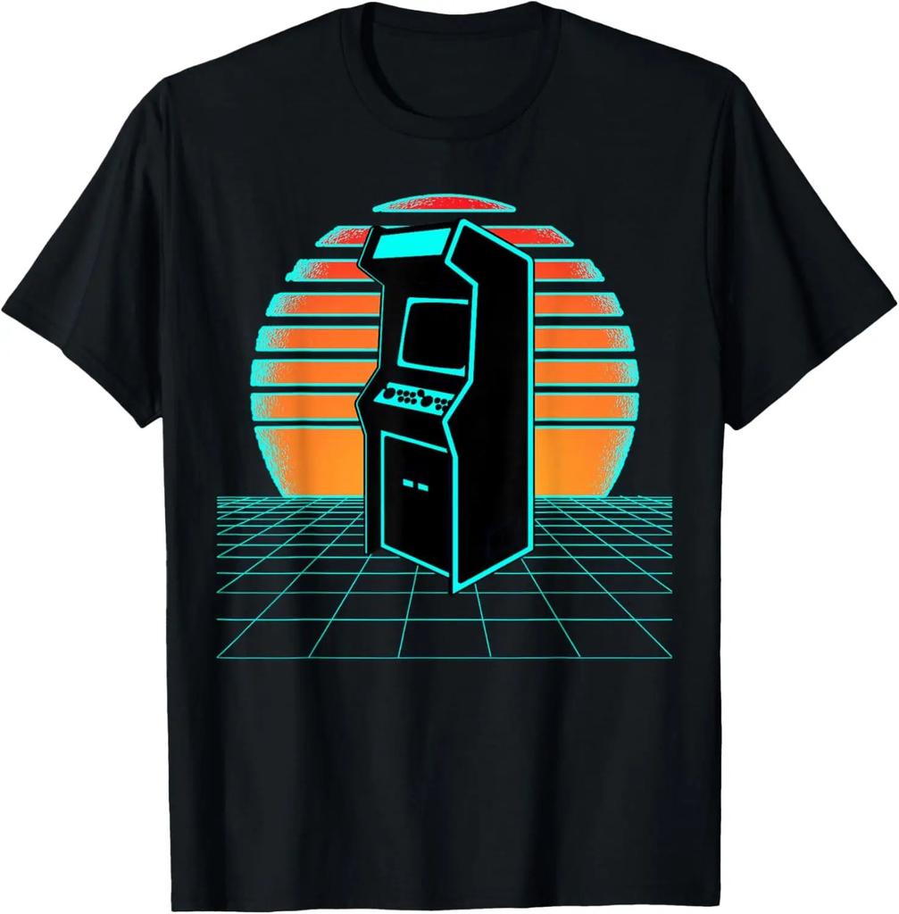 80s 90s Video Game Retro Vintage Classic Arcade Tshirt Streetwear Unisex Clothing Vintage T Shirt Hombre Aesthetic