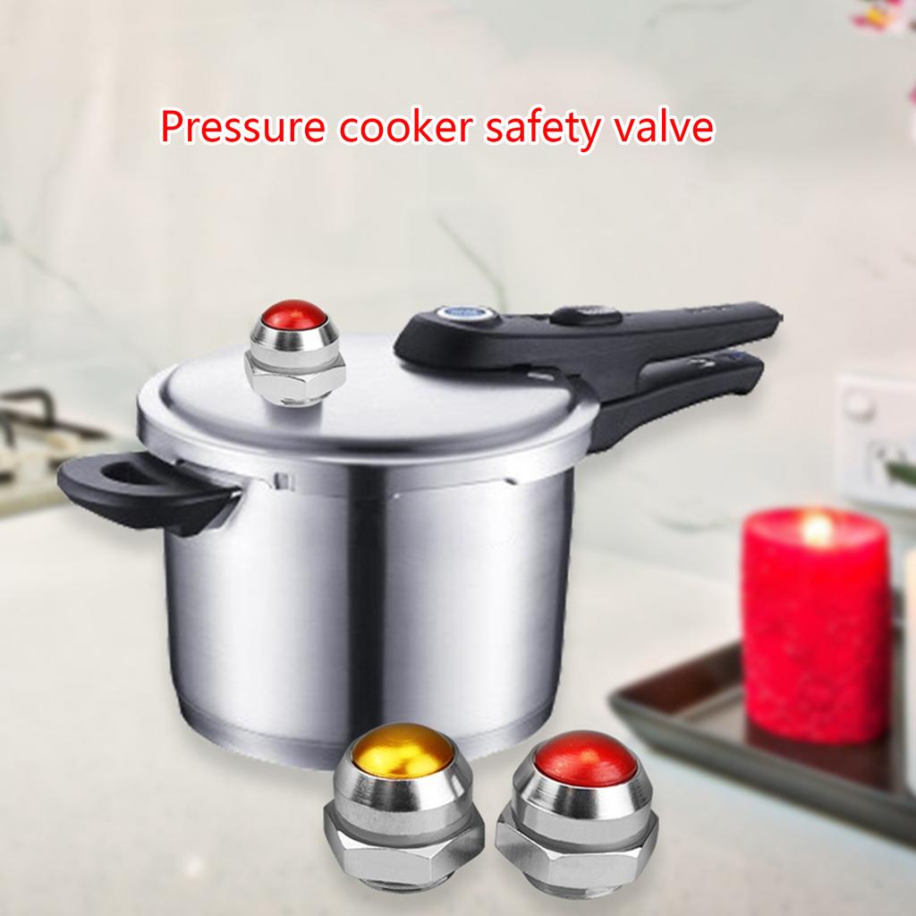 2 Pcs Pressure Cooker Small Red Safety Valve Limiting Relief Valve Air Stopper Pressure Cooker Accessories Easy To Use