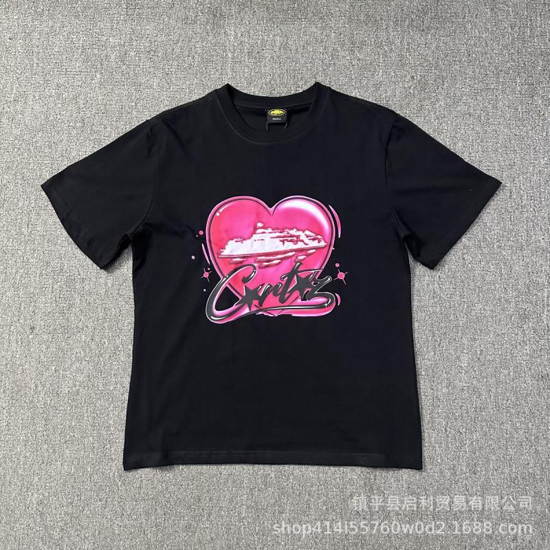 New High Street Corteiz Alcatraz Fun Letter Print Men's and Women's Casual Short Sleeve T-Shirt