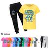 5229 Kinder Jungen Mädchen Steal a Brainrot 67 Print Kurzarm T-Shirt Hose Kleidung Set