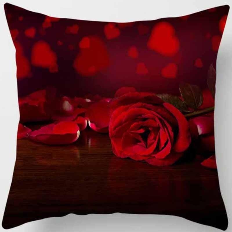 Love Warm Clothes Printed Pillowcase Home Decoration Office Supplies Car Seat Cushion