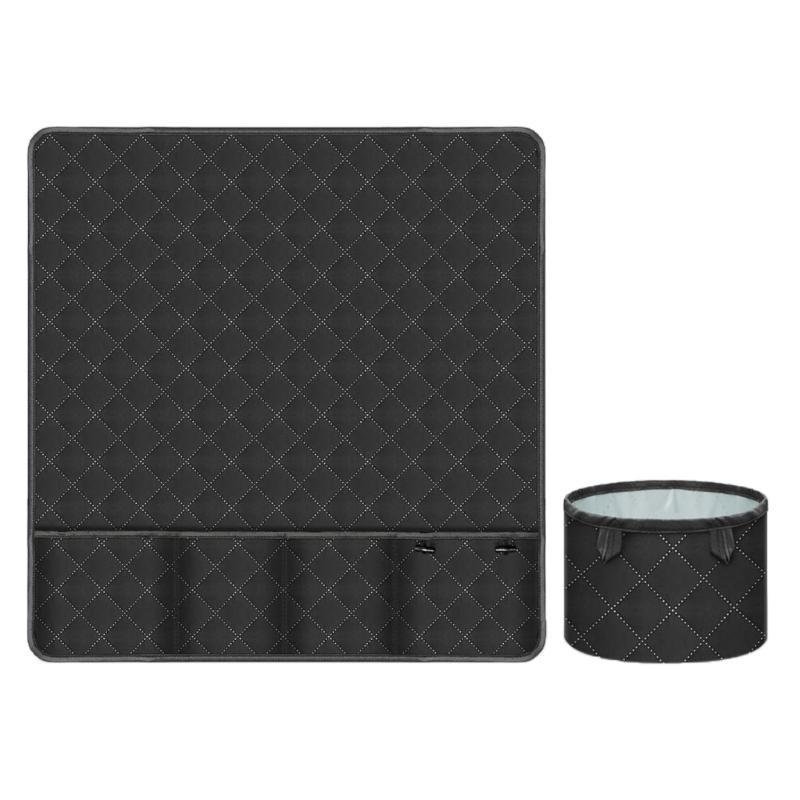 

Portable Sewing Accessories Organizers With Padding for Crafting Classes Travel Storage чёрный