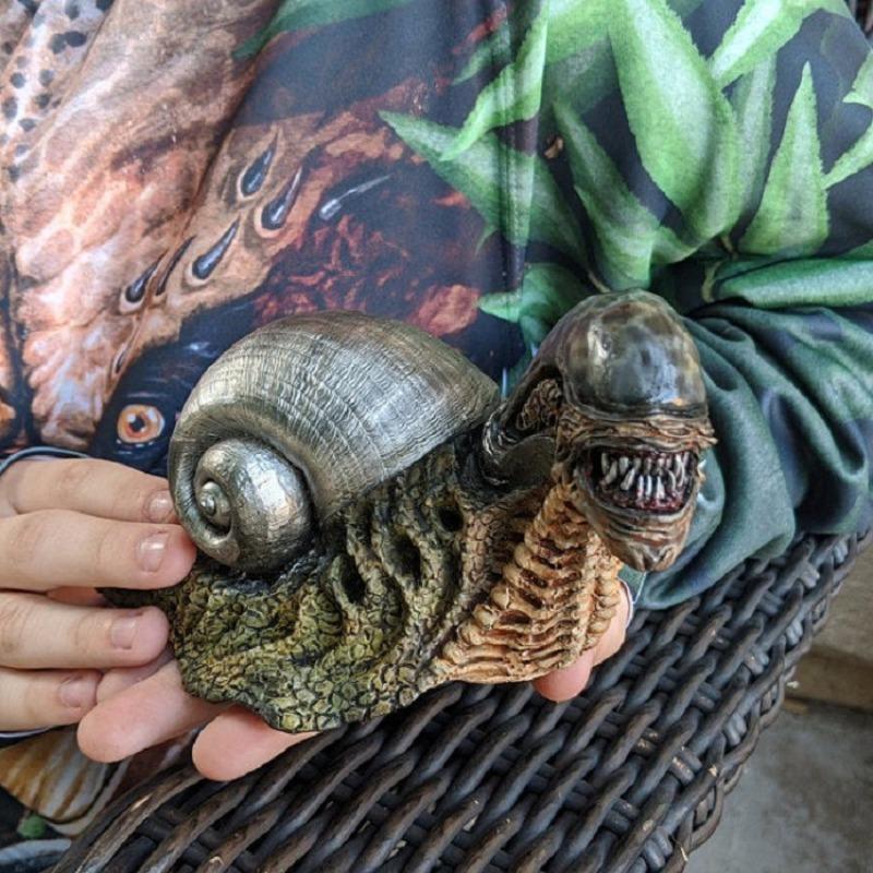 Snail Home Ornaments Courtyard Design Evil SnailsResin HandicraftsSnail Decorations