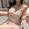 Sex Underwear New Sweet Deep V Low-cut Lace Perspective Sling Pure Desire
