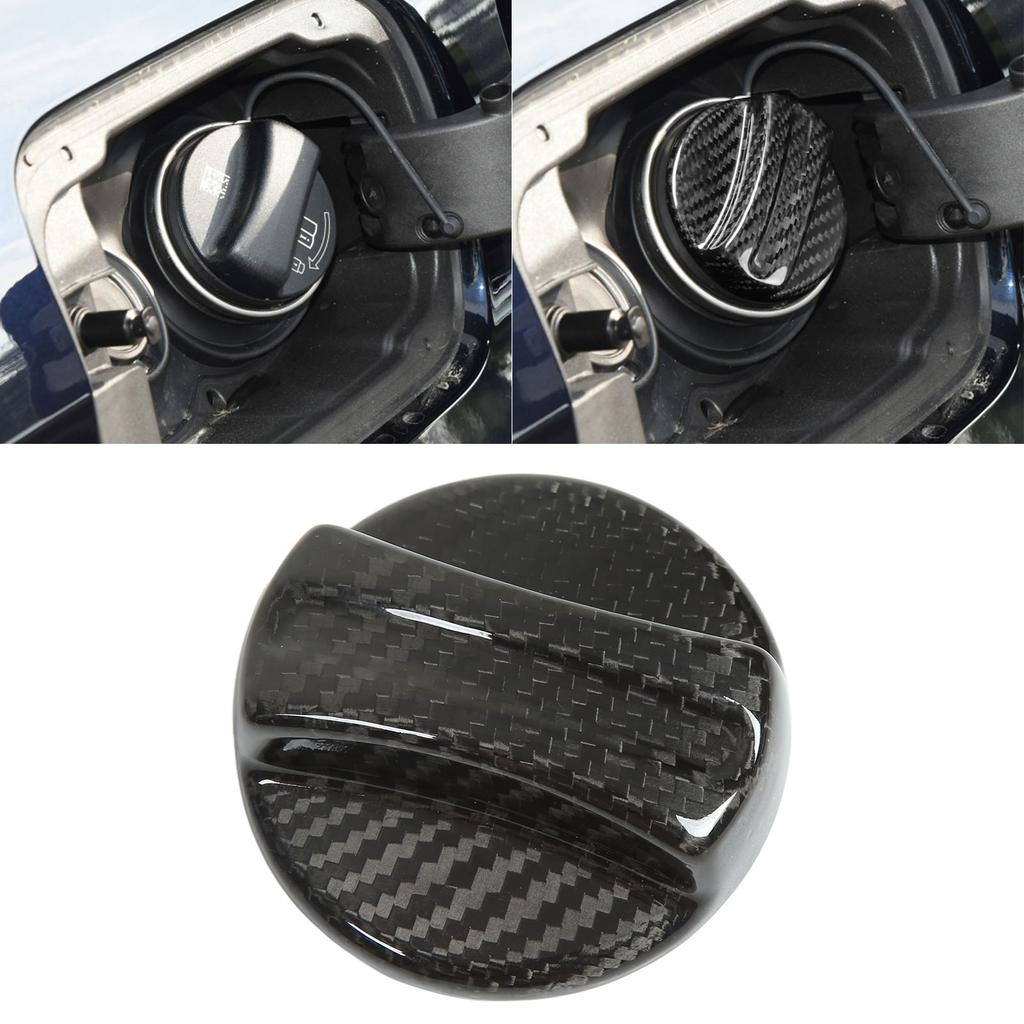 Carbon Fiber Gas Tank Fuel Filler Cap Cover Trim for E39 E46 E63 E64 E65 E66 E70 E71 E82 E83 EB8 E90 E91 E92 E93
