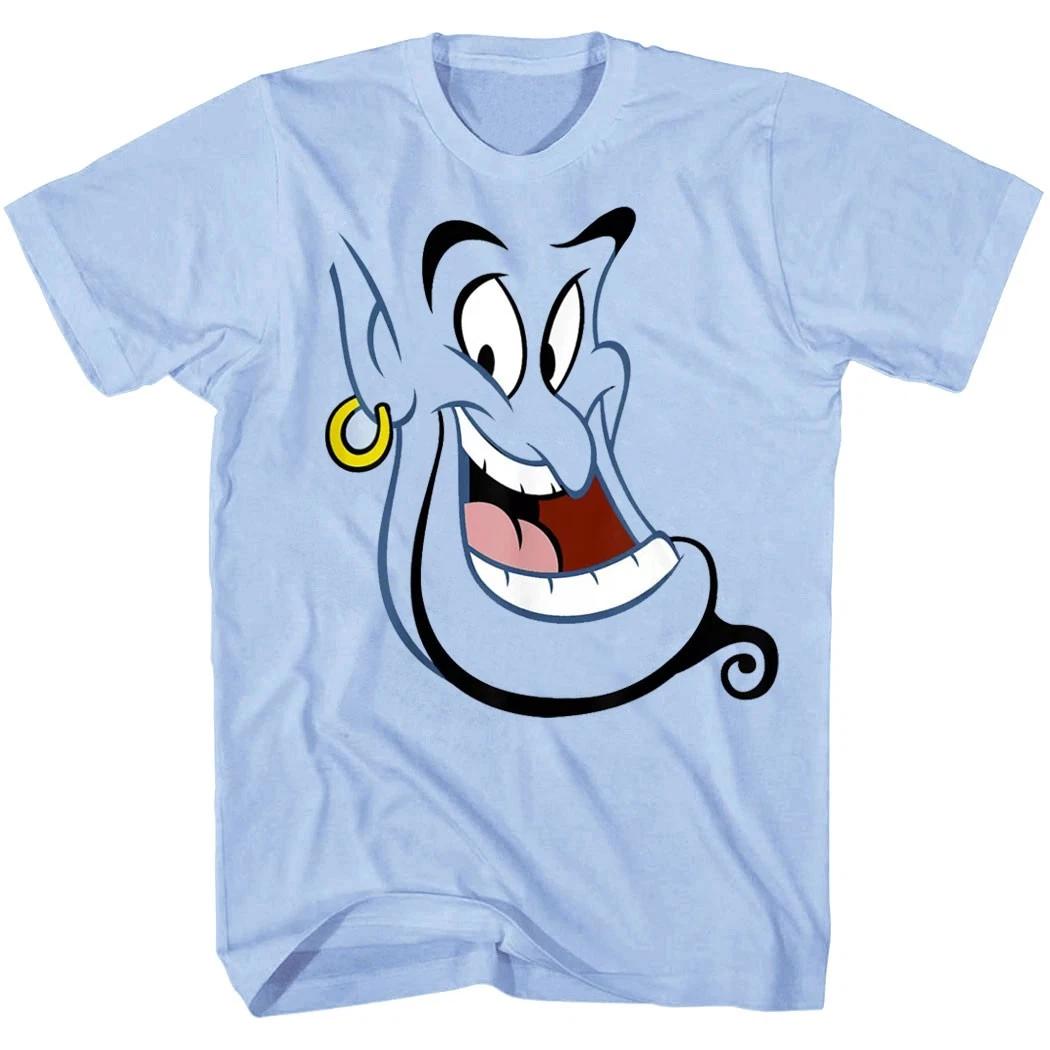 Aladdin Genie Face Costume 100% Cotton T-shirt Mens Tees Top S