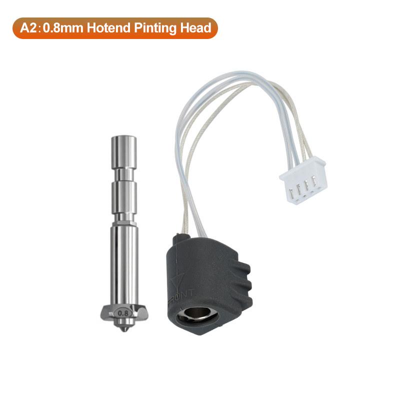 1 Set Diy Accessories For Anycubic Kobra 3 Max Nozzle Hotend Kobra 3 Max Combo Quick Swap Nozzle Hardened Steel 0.6/0.8Mm