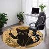 1pc Witchcraft Magic Office Round Area Rug, Indoor Mat Suitable For Office, Under Office Chairs Bedroom Living Room Home Decor, Room Deco