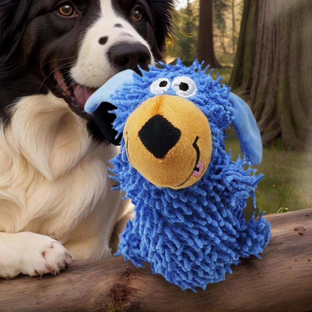Pet Training Cartoon Squeaky Dog Bite-resistant Wear-resistant Cleaning Tooth Chew Creative Soft Pet Shake Sound Gift
